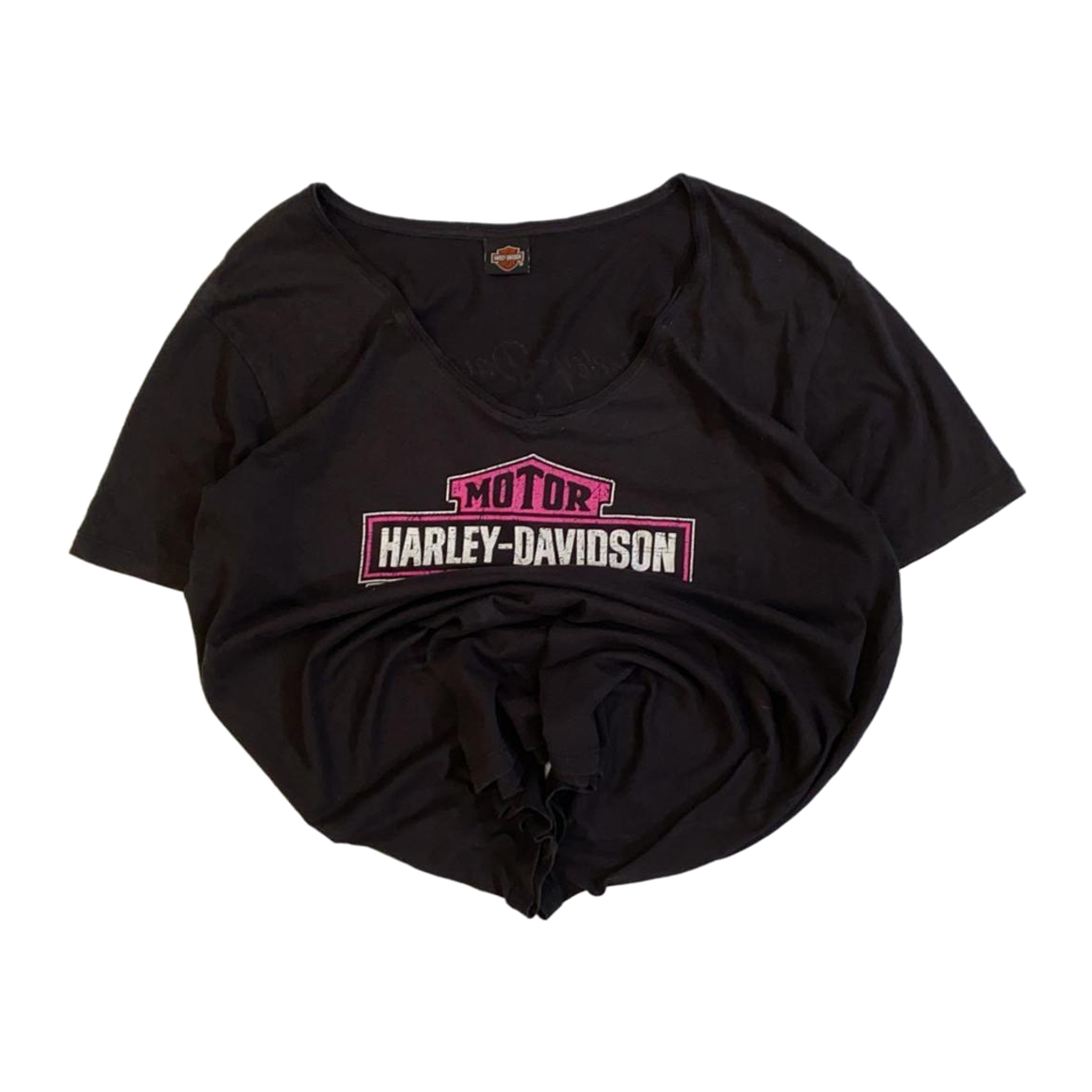 1752 Harley Davidson Women's Pink Logo Short Sleeve T Shirt 3XL