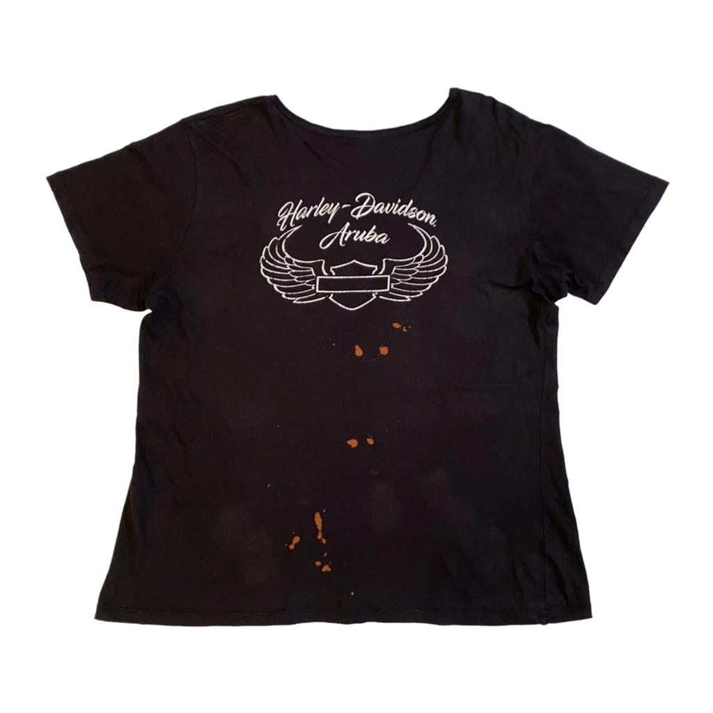1752 Harley Davidson Women's Pink Logo Short Sleeve T Shirt 3XL
