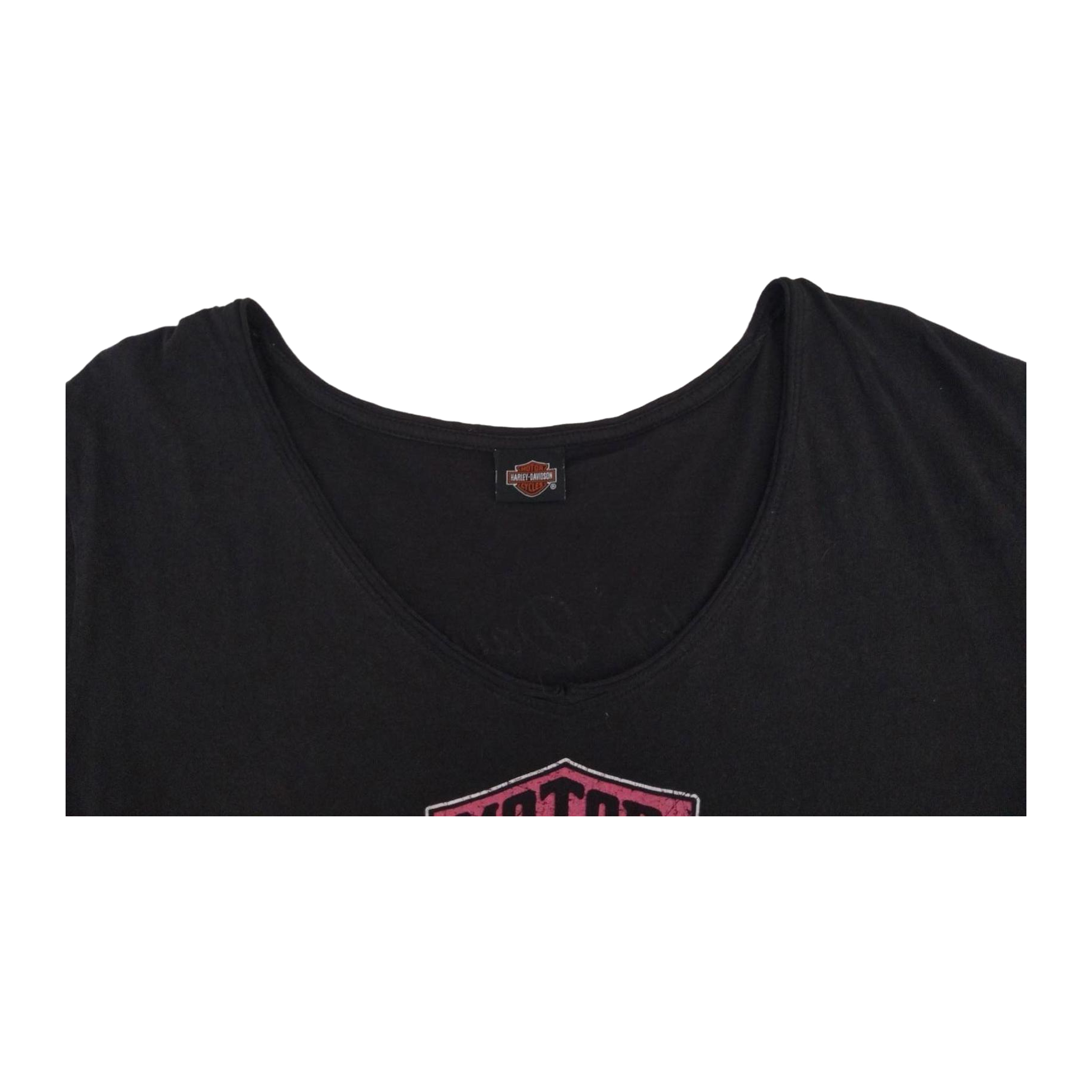 1752 Harley Davidson Women's Pink Logo Short Sleeve T Shirt 3XL