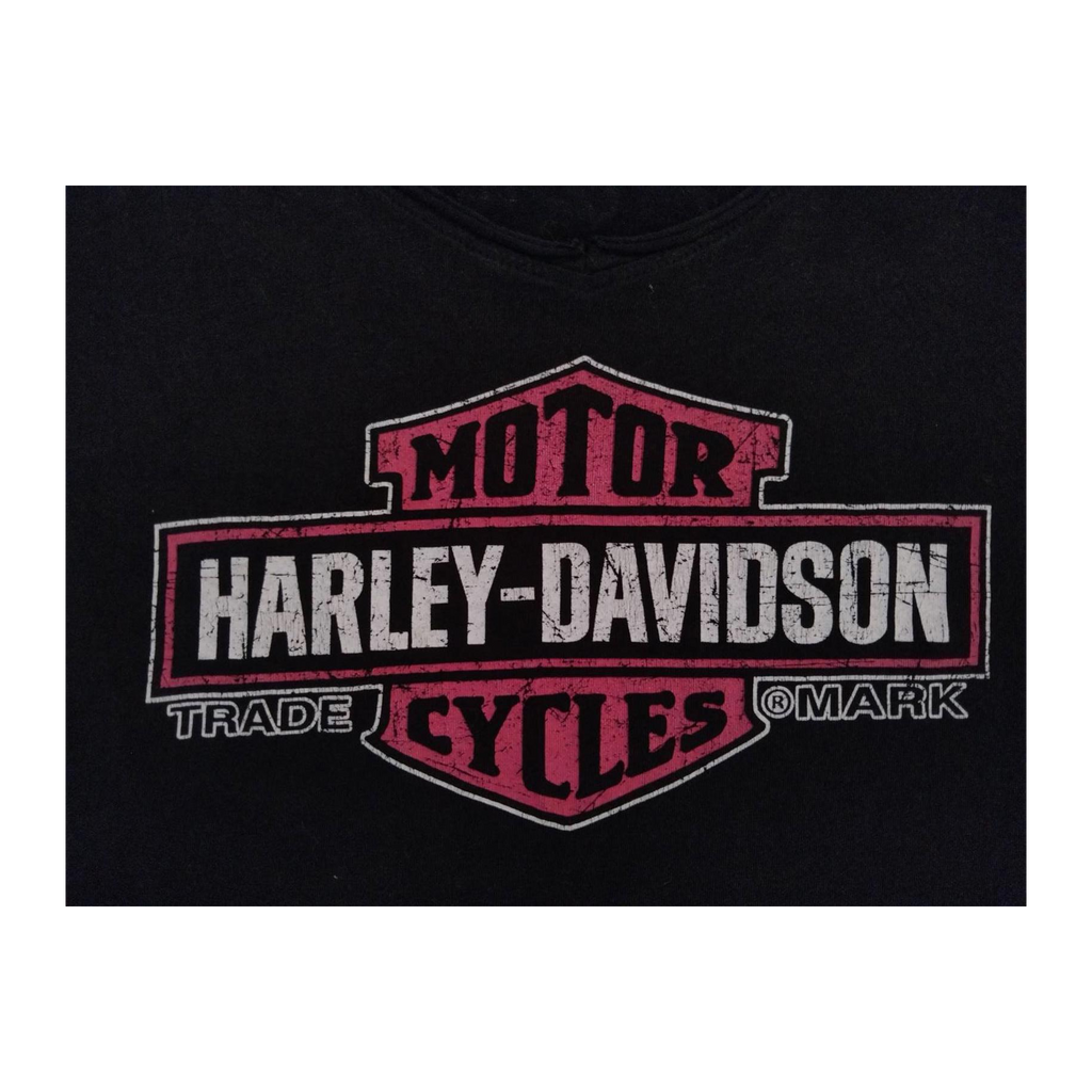 1752 Harley Davidson Women's Pink Logo Short Sleeve T Shirt 3XL