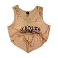 1755 Harley Davidson Women's Endless Passion Studded Tank Top Beige 2XL