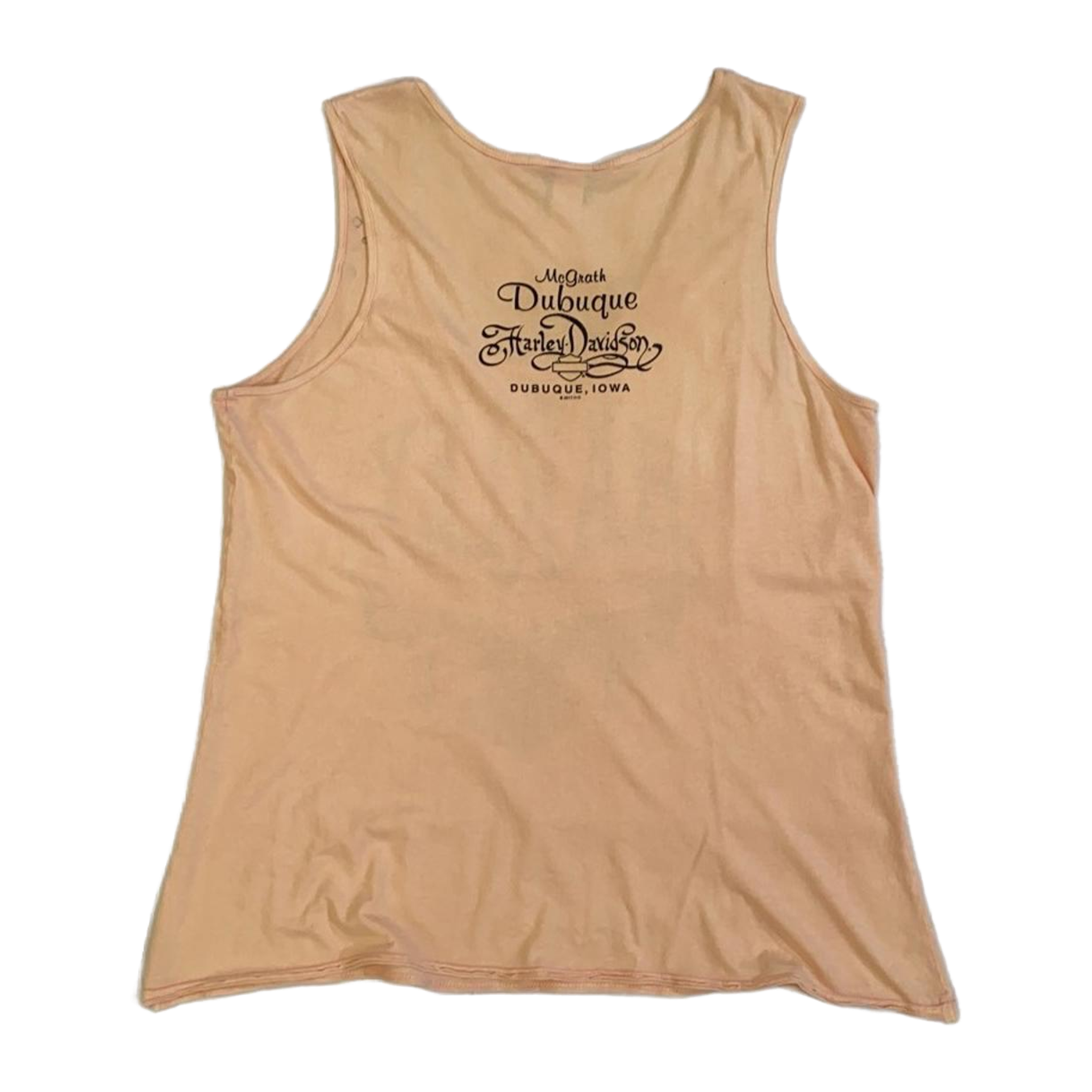 1755 Harley Davidson Women's Endless Passion Studded Tank Top Beige 2XL