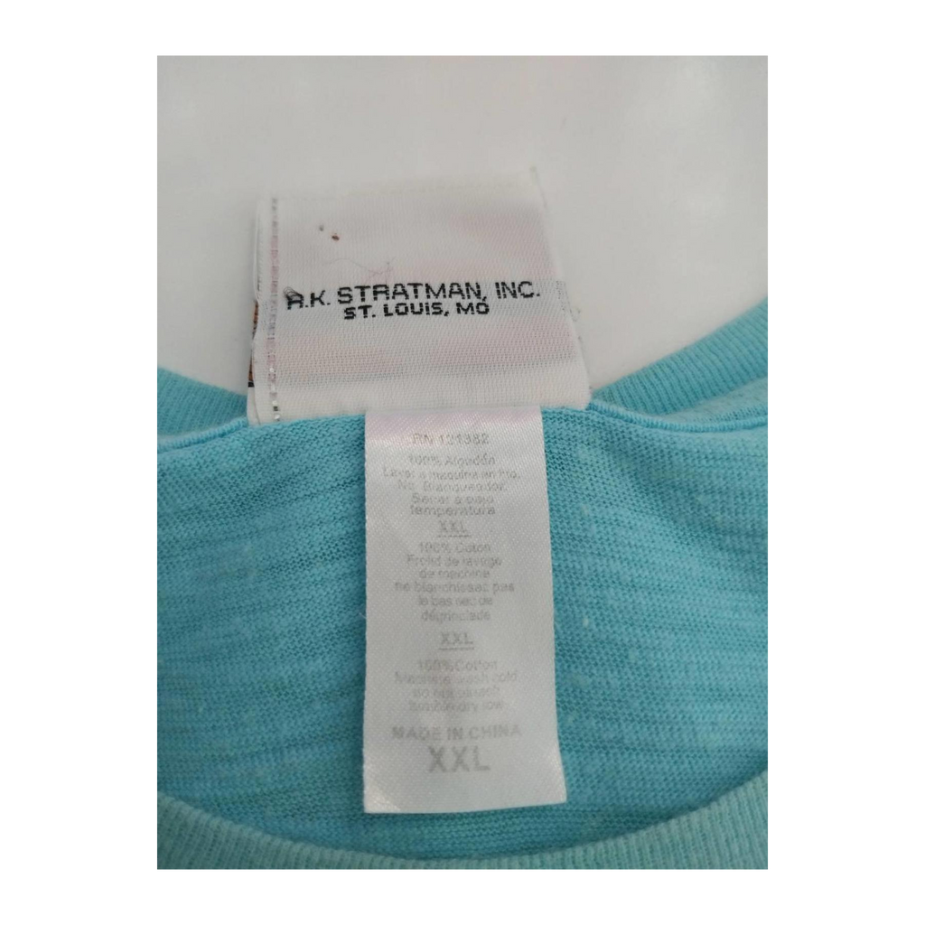 1756 Harley Davidson Women's Short Sleeve T Shirt Turquoise 2XL