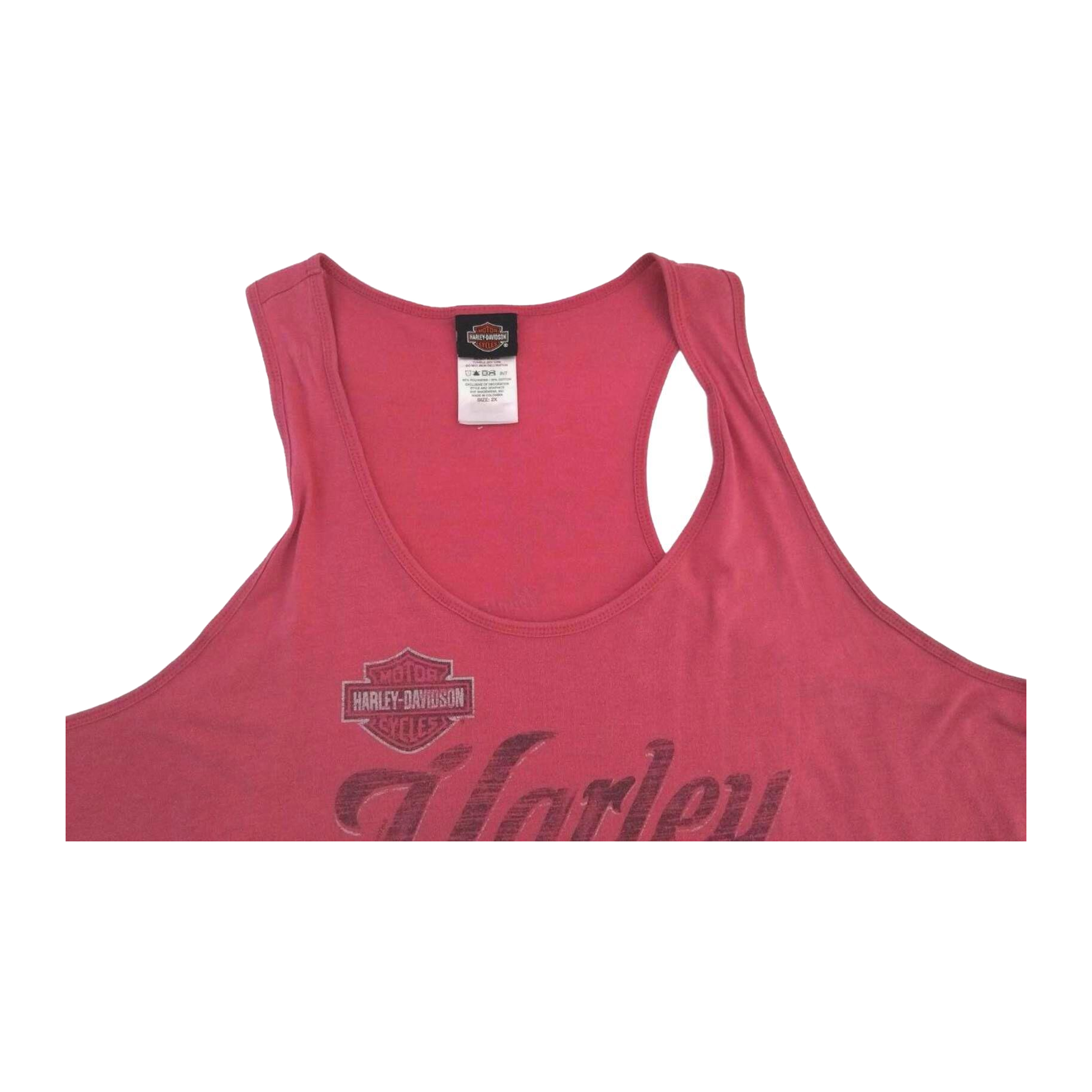 1757 Harley Davidson Women's Tank Top Pink 2XL