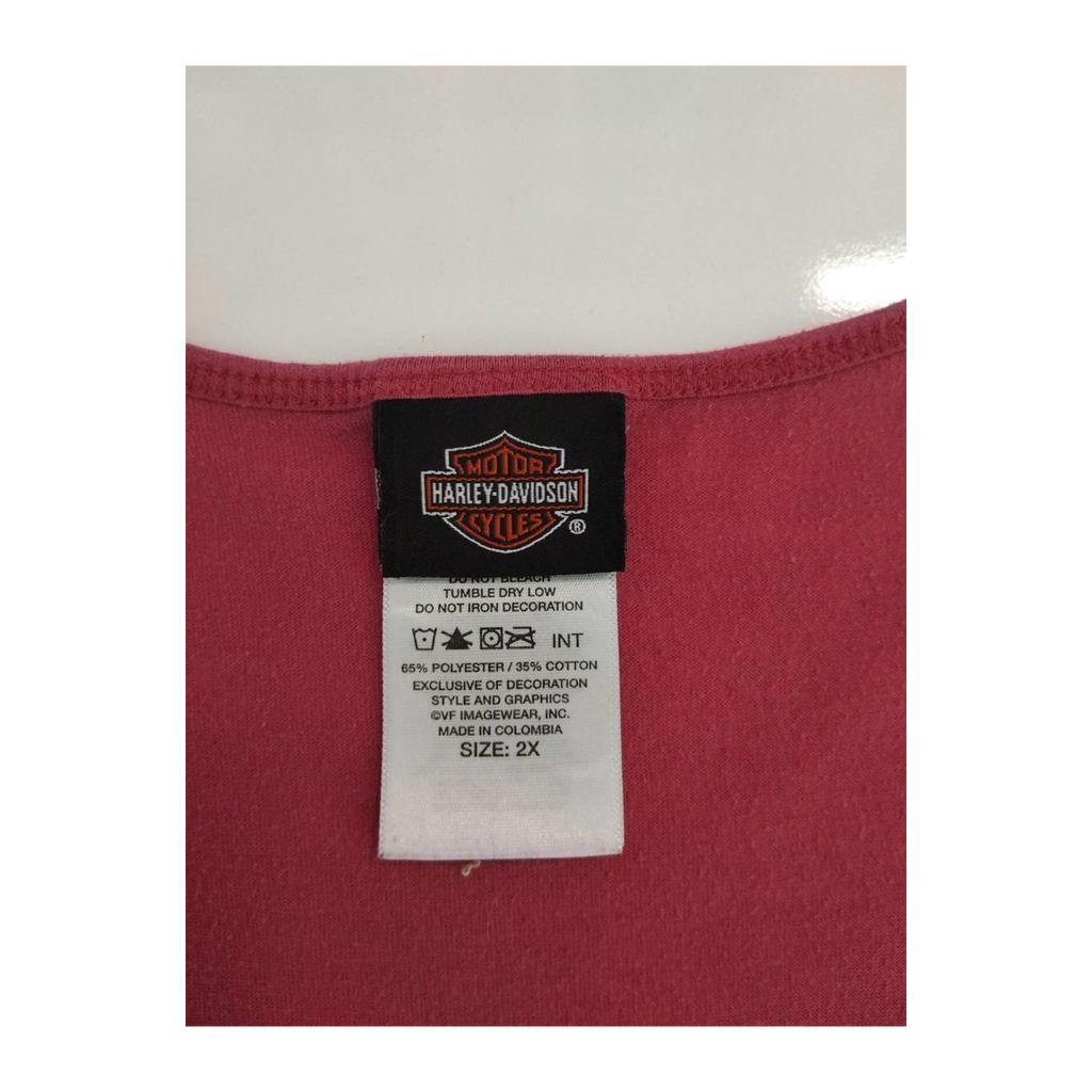 1757 Harley Davidson Women's Tank Top Pink 2XL