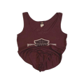 1758 Harley Davidson Women's Bedazzled Logo Tank Top Brown L