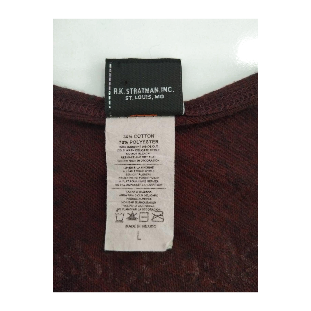 1758 Harley Davidson Women's Bedazzled Logo Tank Top Brown L