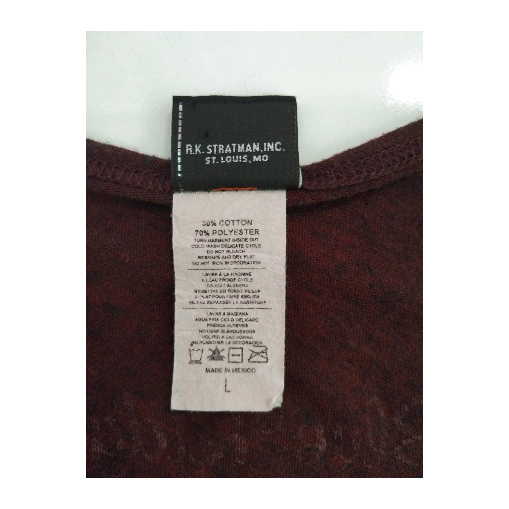 1758 Harley Davidson Women's Bedazzled Logo Tank Top Brown L
