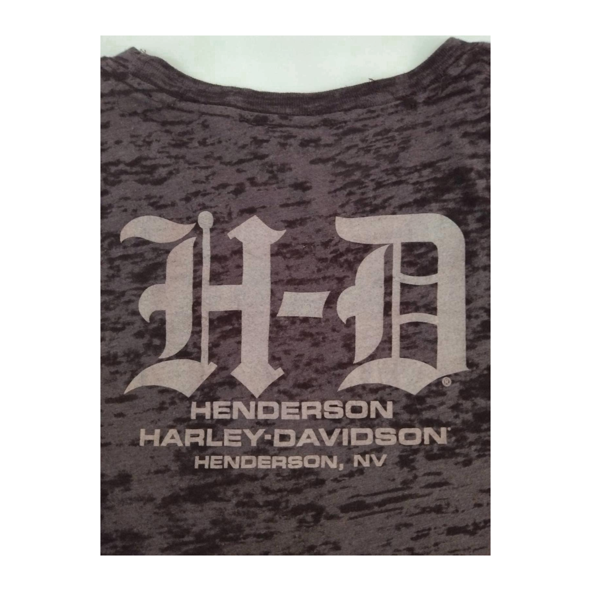 1760 Harley Davidson Women's Heather Short Sleeve T Shirt Purple 2XL