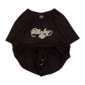 1761 Harley Davidson Women's Embroidered Logo Short Sleeve T Shirt Black XXL
