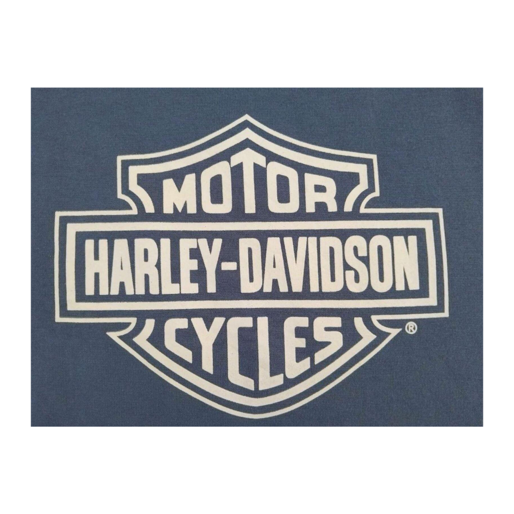 1762 Harley Davidson Women's Y2K Tank Top Blue L