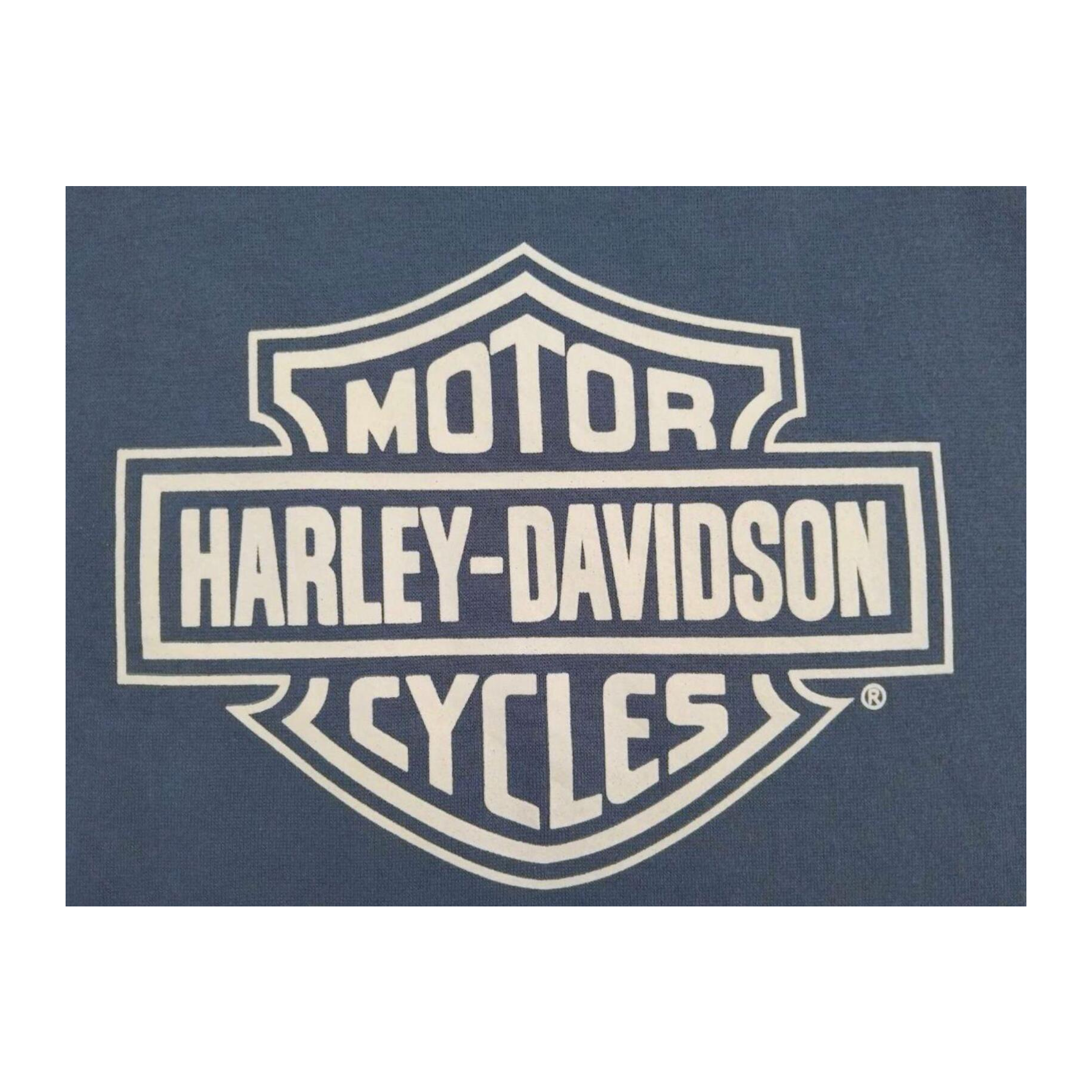1762 Harley Davidson Women's Y2K Tank Top Blue L