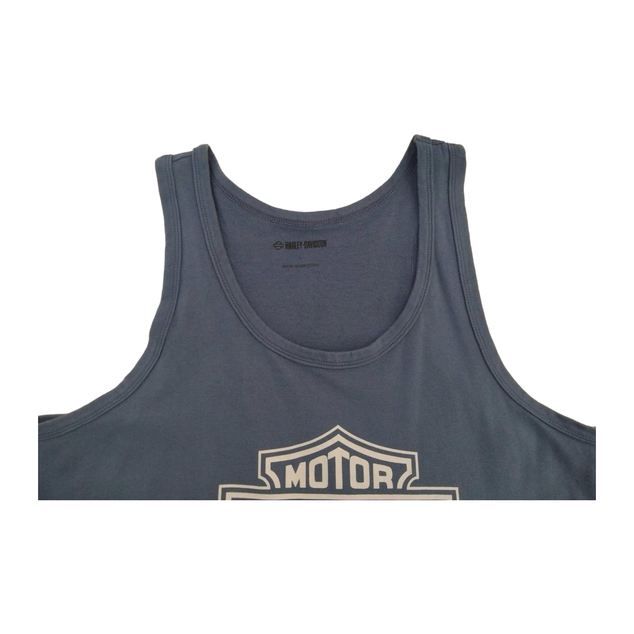 1762 Harley Davidson Women's Y2K Tank Top Blue L