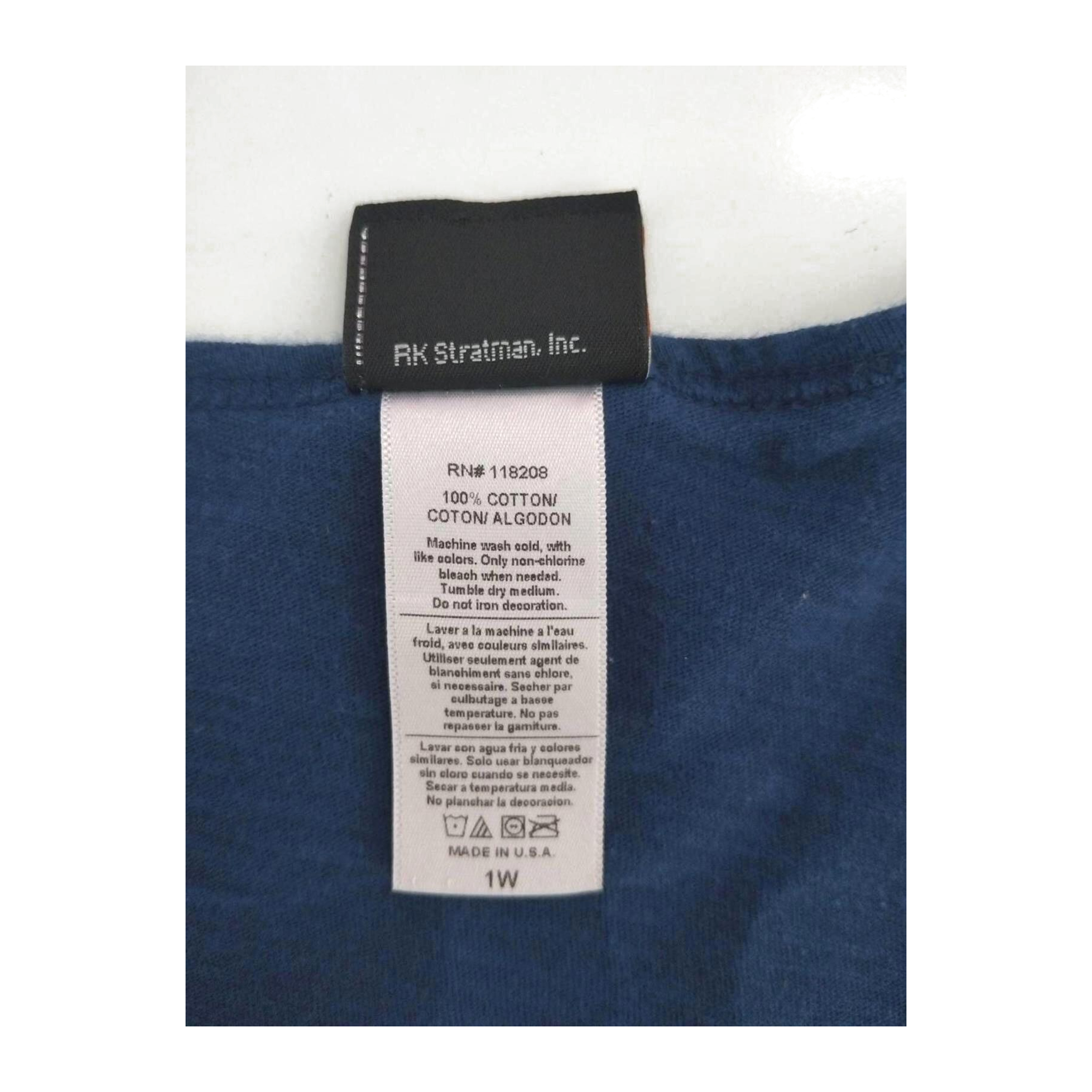 1764 Harley Davidson Women's Glitter Logo Short Sleeve T Shirt Blue XL