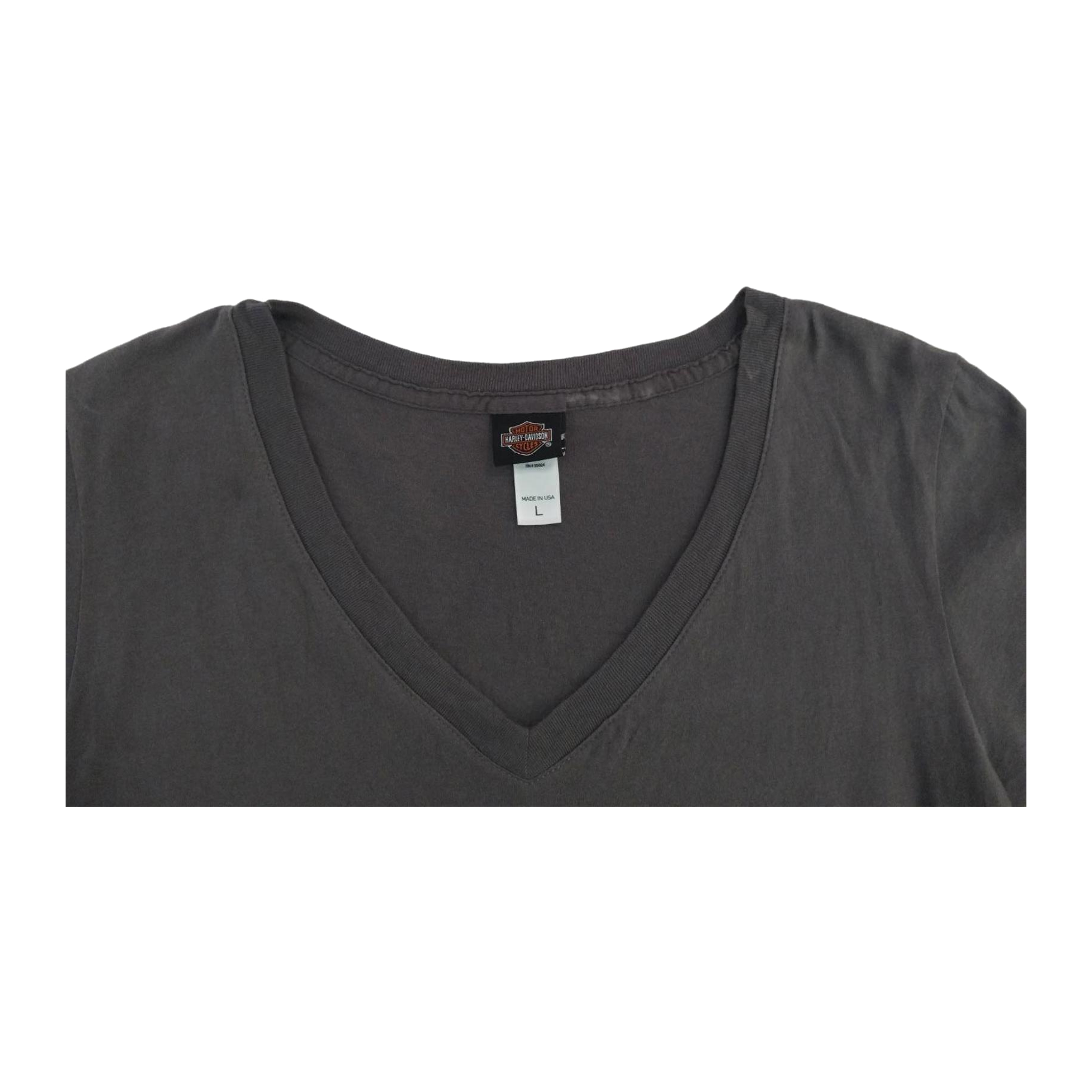 1767 Harley Davidson Women's Live Free Women's Short Sleeve T Shirt Grey L