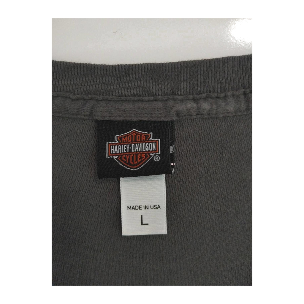 1767 Harley Davidson Women's Live Free Women's Short Sleeve T Shirt Grey L