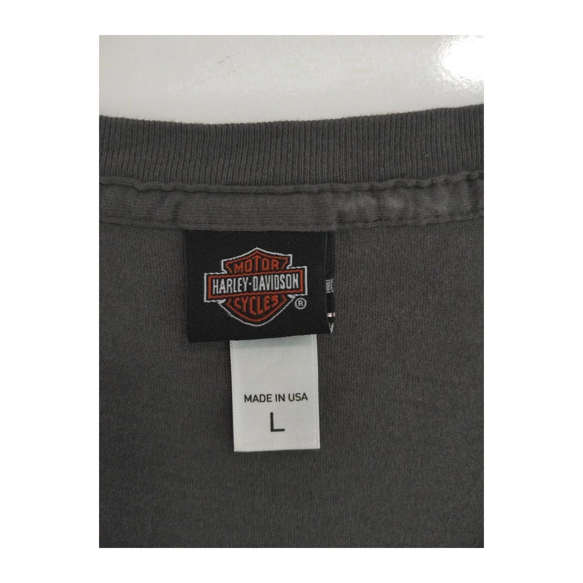 1767 Harley Davidson Women's Live Free Women's Short Sleeve T Shirt Grey L