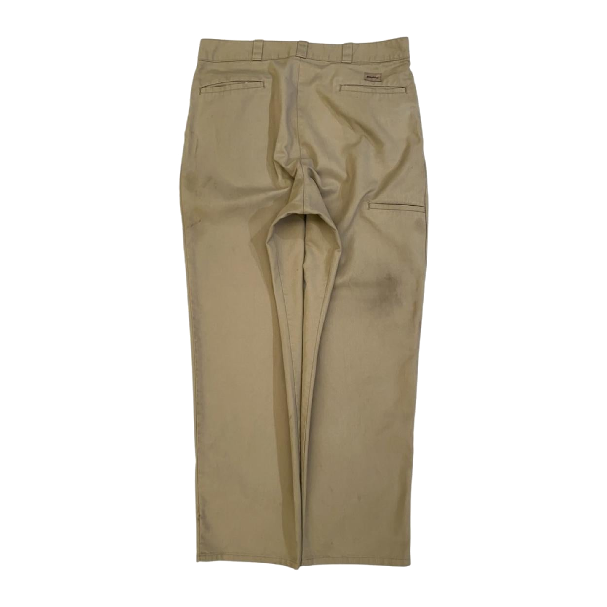 1405 Dickies Pleated Straight Leg Chino Beige W36 L31