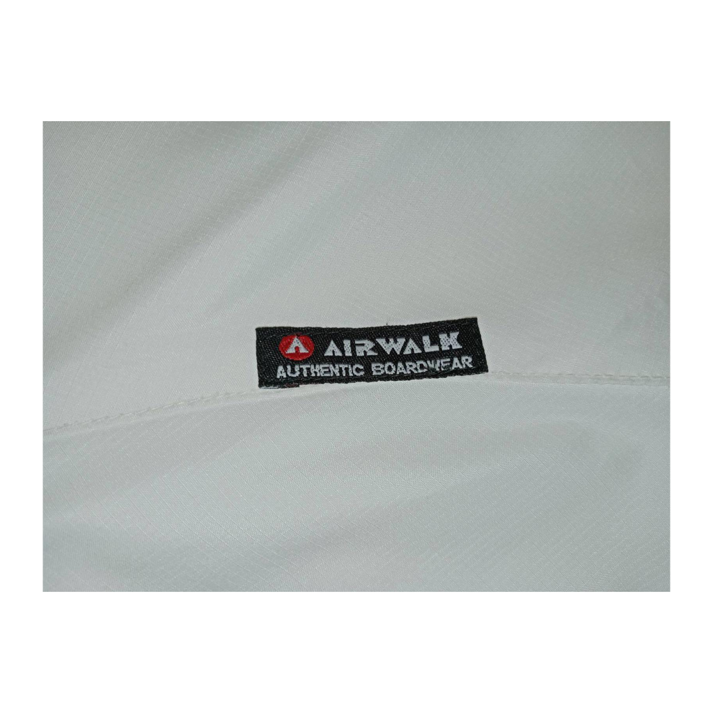 1385 Airwalk Japan Y2K Skate Full Zip Windbreaker White S
