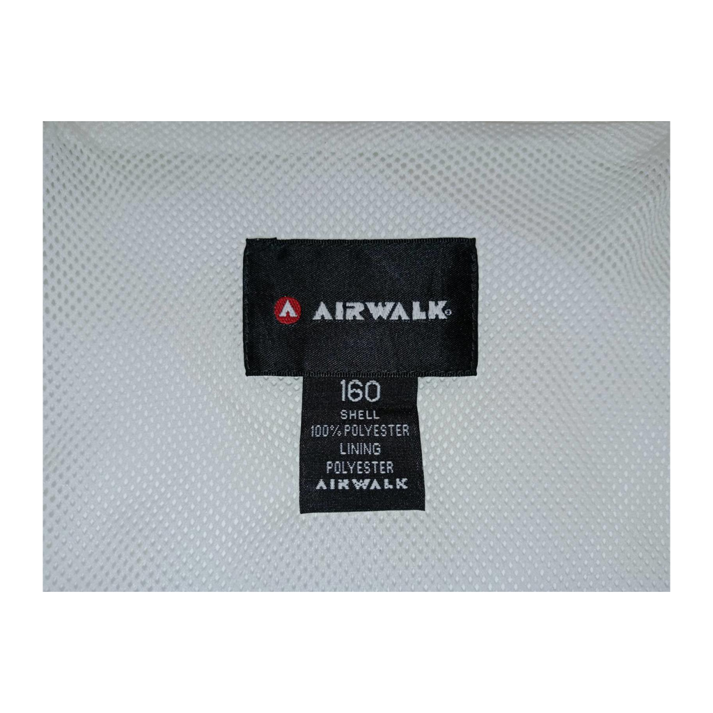 1385 Airwalk Japan Y2K Skate Full Zip Windbreaker White S
