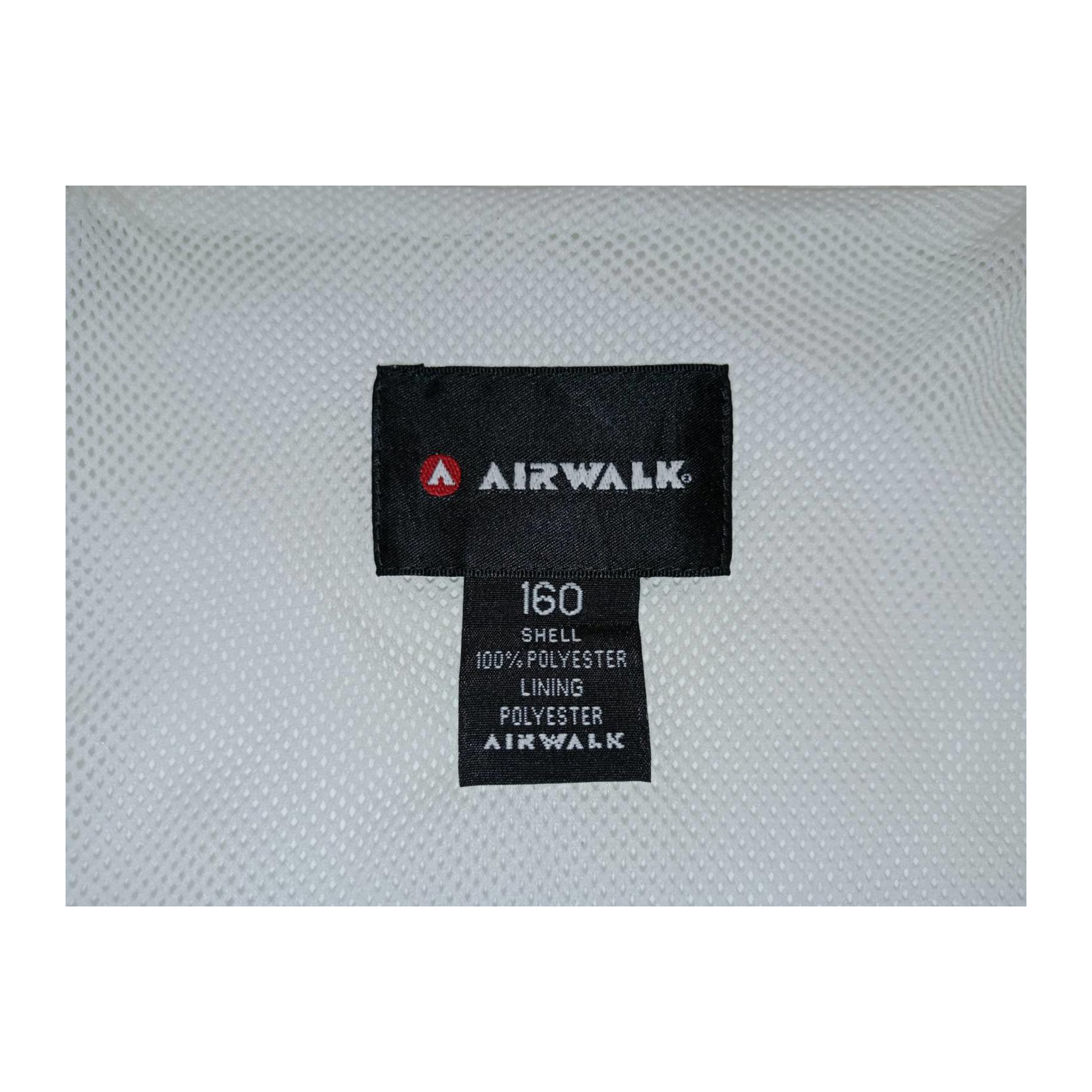 1385 Airwalk Japan Y2K Skate Full Zip Windbreaker White S