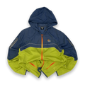 Lowe Alpine Colorblock Hooded Windbreaker Yellow M