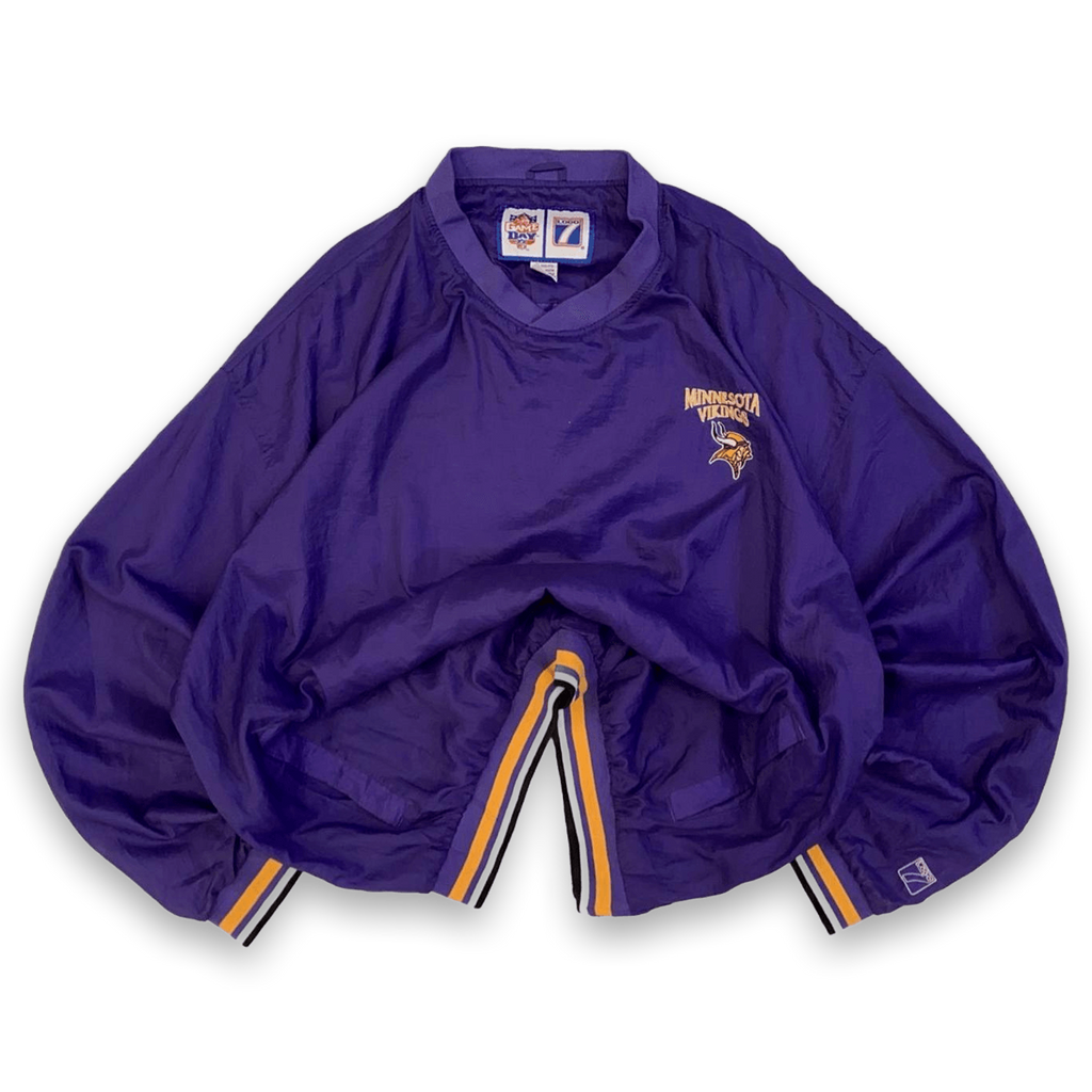 NFL Minnesota Vikings Game Day Pullover Windbreaker Purple 2XL