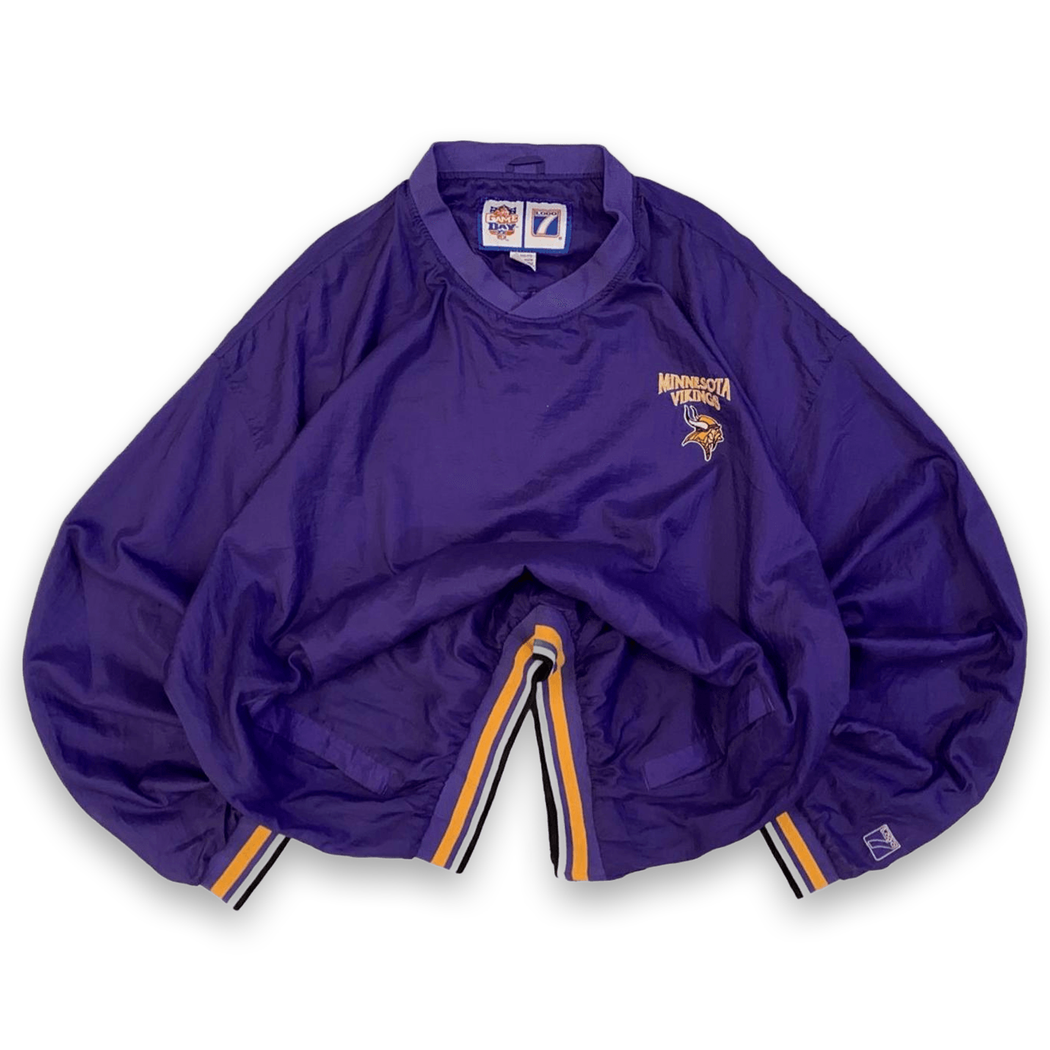 NFL Minnesota Vikings Game Day Pullover Windbreaker Purple 2XL