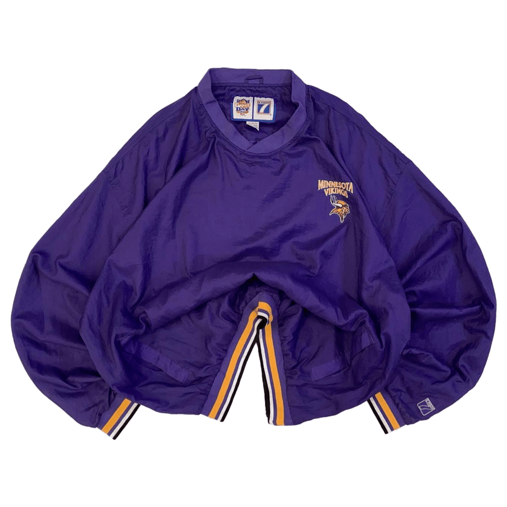NFL Minnesota Vikings Game Day Pullover Windbreaker Purple 2XL