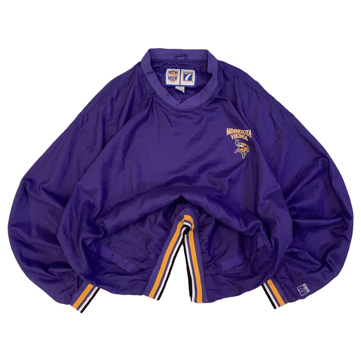 NFL Minnesota Vikings Game Day Pullover Windbreaker Purple 2XL