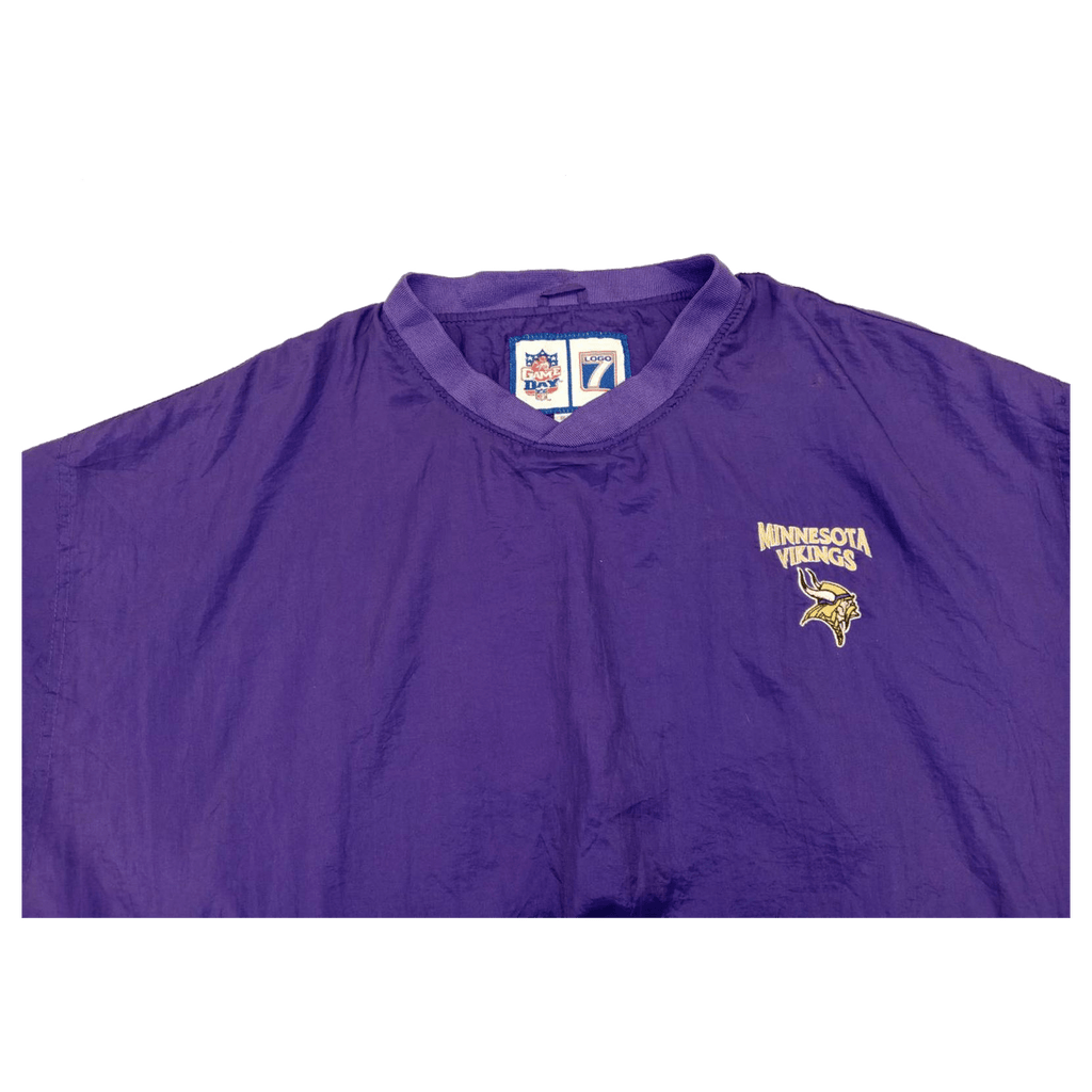 NFL Minnesota Vikings Game Day Pullover Windbreaker Purple 2XL