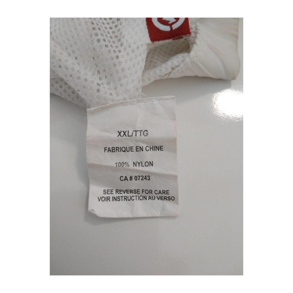 1786 Ecko Y2K Hip Hop Full Zip Windbreaker White XXL