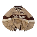 1854 Ecko Unltd Y2K Hip Hop Full Zip Lined Windbreaker Beige L
