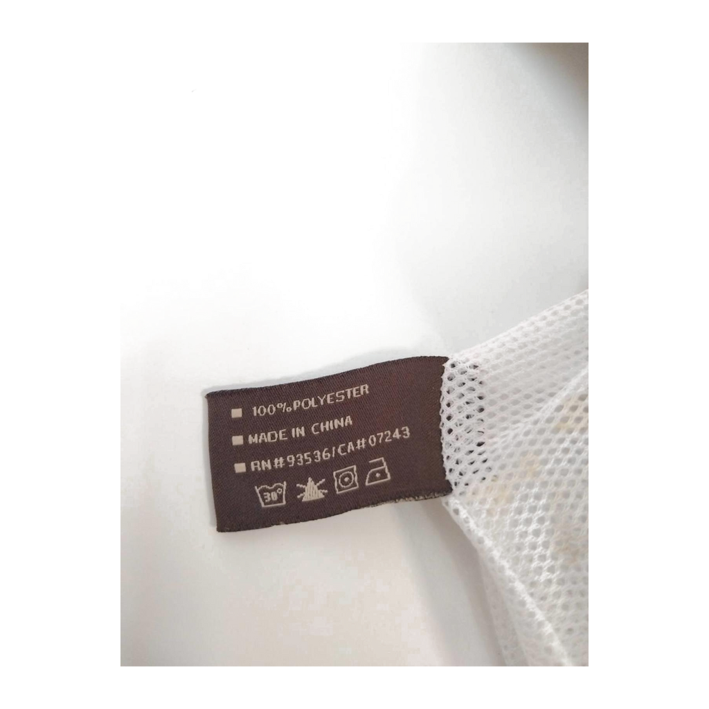1854 Ecko Unltd Y2K Hip Hop Full Zip Lined Windbreaker Beige L