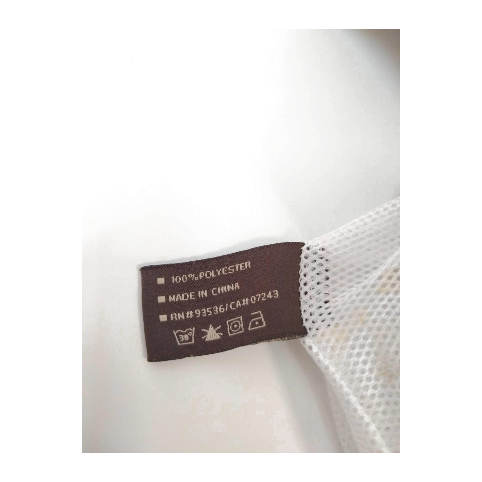 1854 Ecko Unltd Y2K Hip Hop Full Zip Lined Windbreaker Beige L