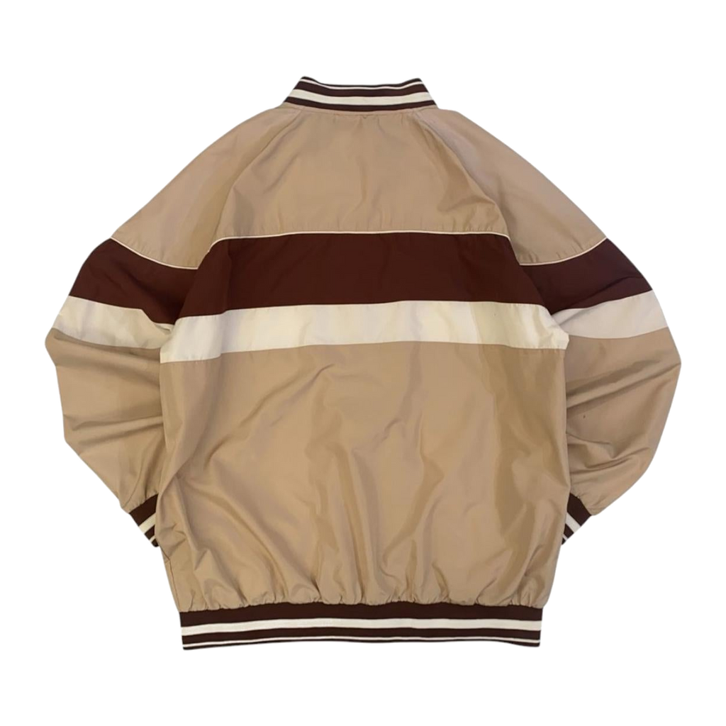 1854 Ecko Unltd Y2K Hip Hop Full Zip Lined Windbreaker Beige L