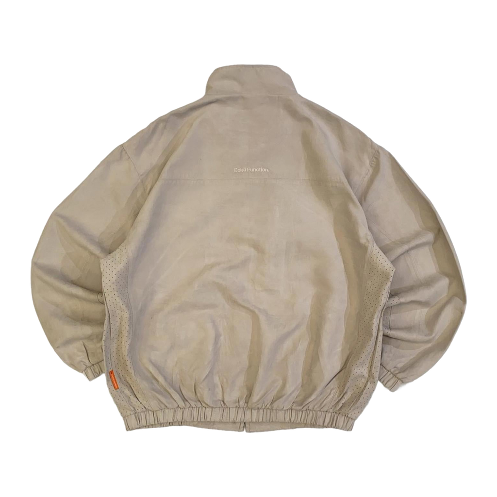 1905 Ecko Unltd Y2K Hip Hop Made in Korea Full Zip Windbreaker Beige XL