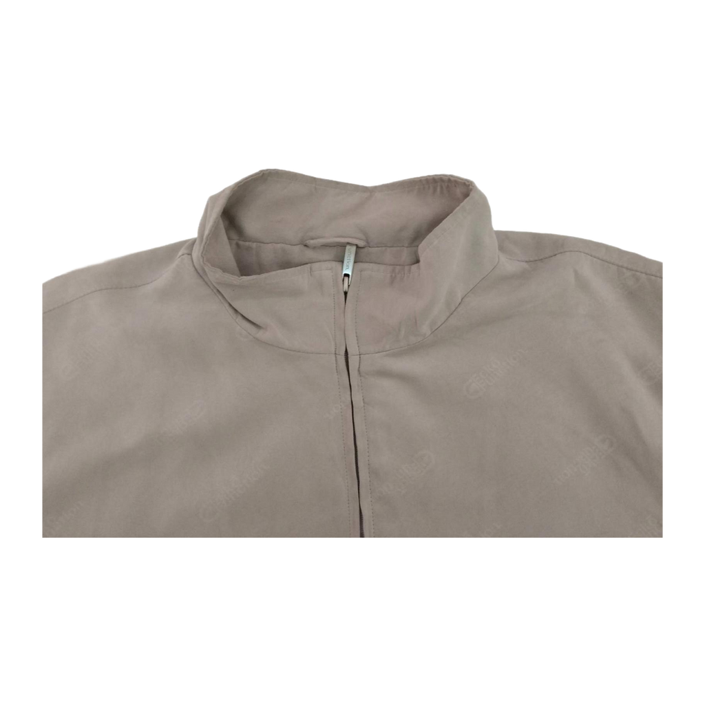 1905 Ecko Unltd Y2K Hip Hop Made in Korea Full Zip Windbreaker Beige XL