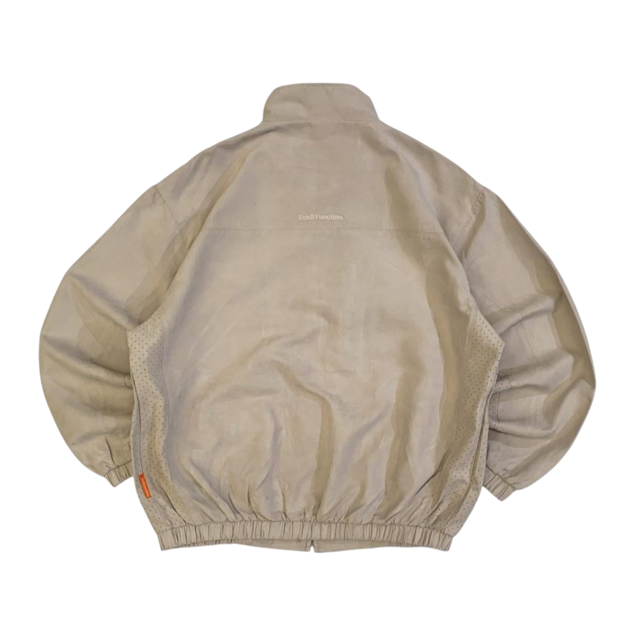 1905 Ecko Unltd Y2K Hip Hop Made in Korea Full Zip Windbreaker Beige XL