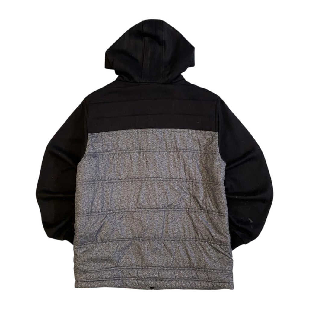 1958 Ecko Unltd Y2K Hip Hop Full Zip Hooded Windbreaker Grey S