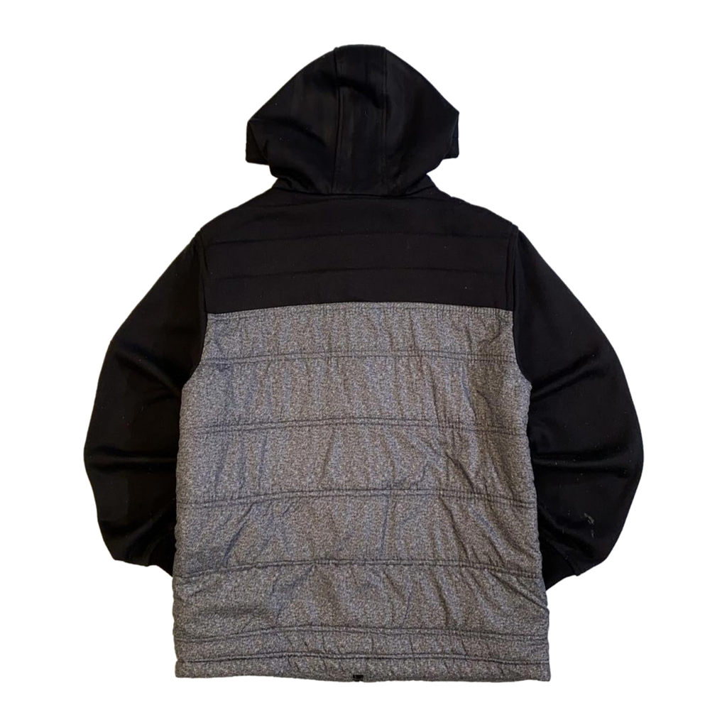 1958 Ecko Unltd Y2K Hip Hop Full Zip Hooded Windbreaker Grey S