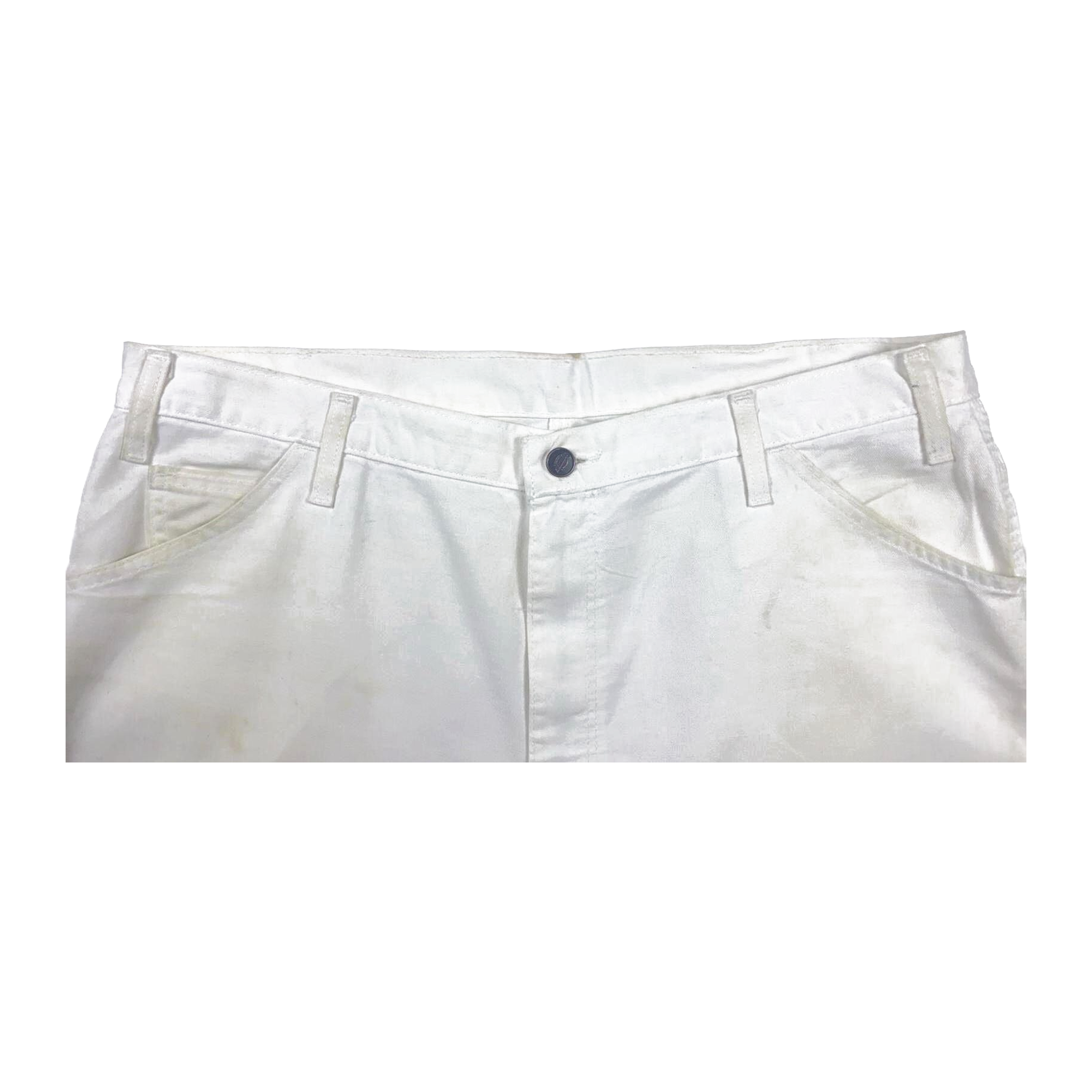 1231 Dickies Workwear Denim Short White W38