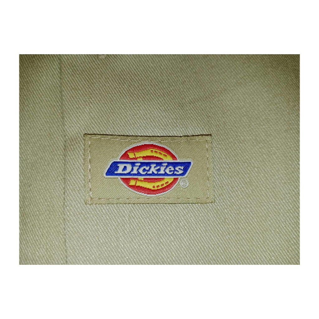 1382 Dickies Workwear Safari Guide Button Up Khaki Shirt Beige 2XL