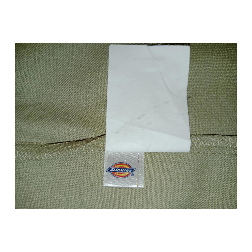1382 Dickies Workwear Safari Guide Button Up Khaki Shirt Beige 2XL