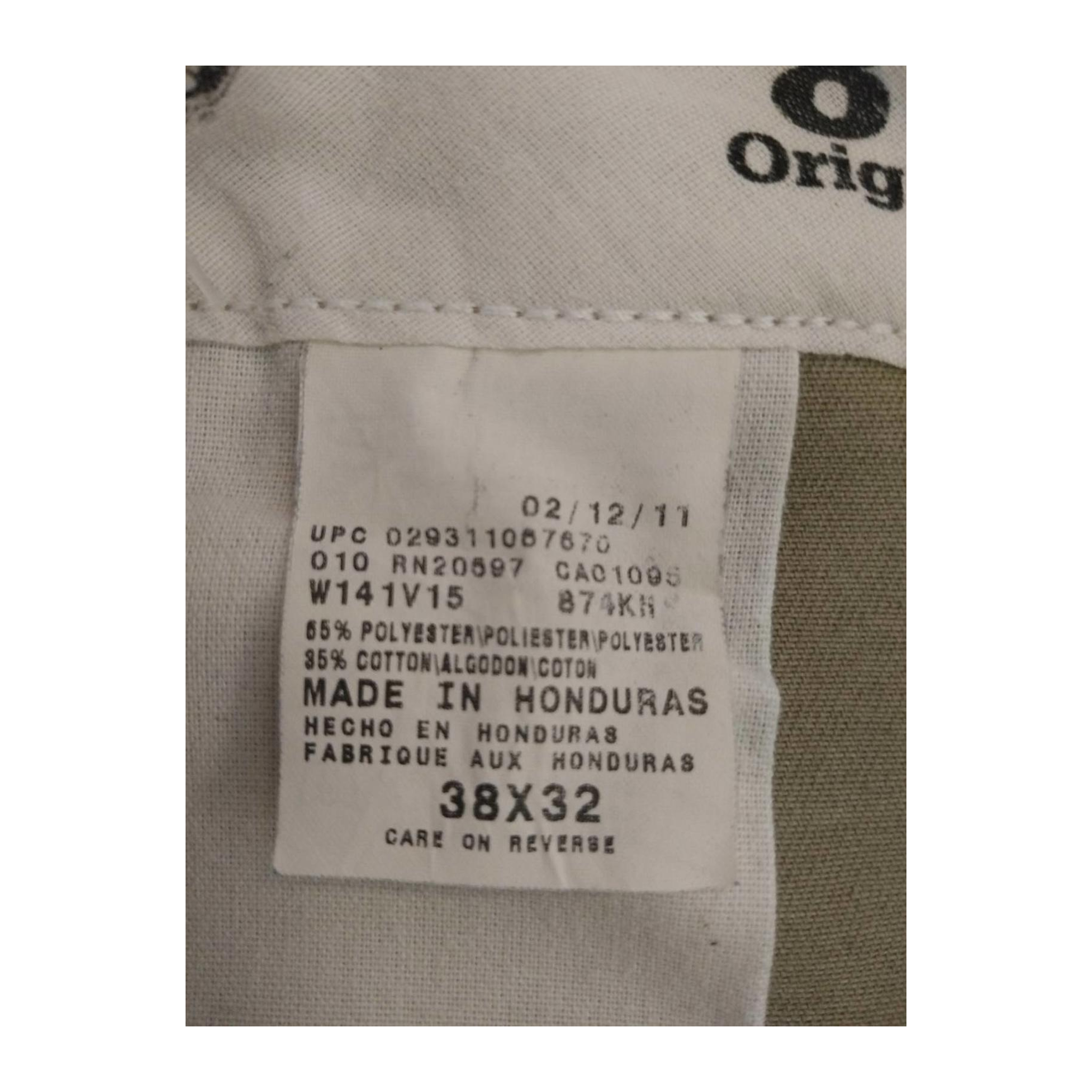 1413 Dickies 874 Original Fit Trousers Khaki W38 L32