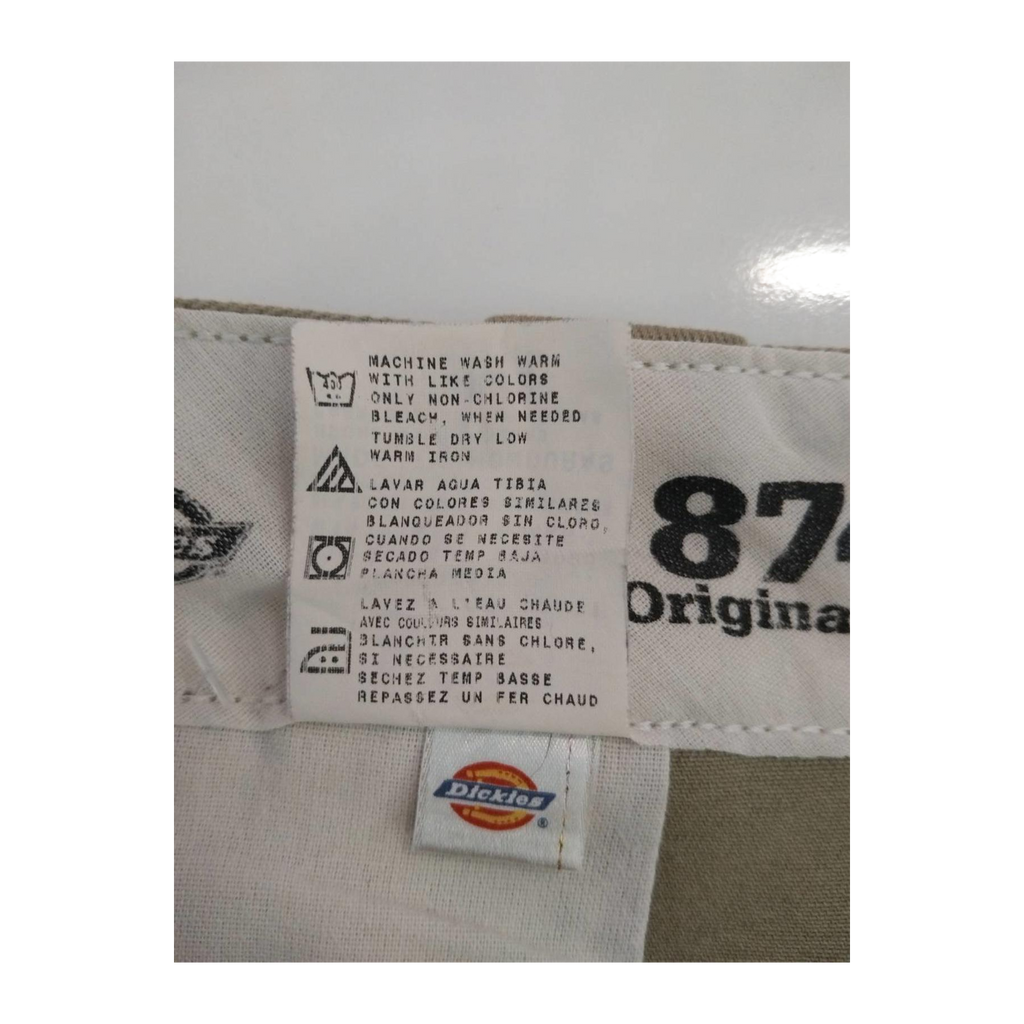 1413 Dickies 874 Original Fit Trousers Khaki W38 L32