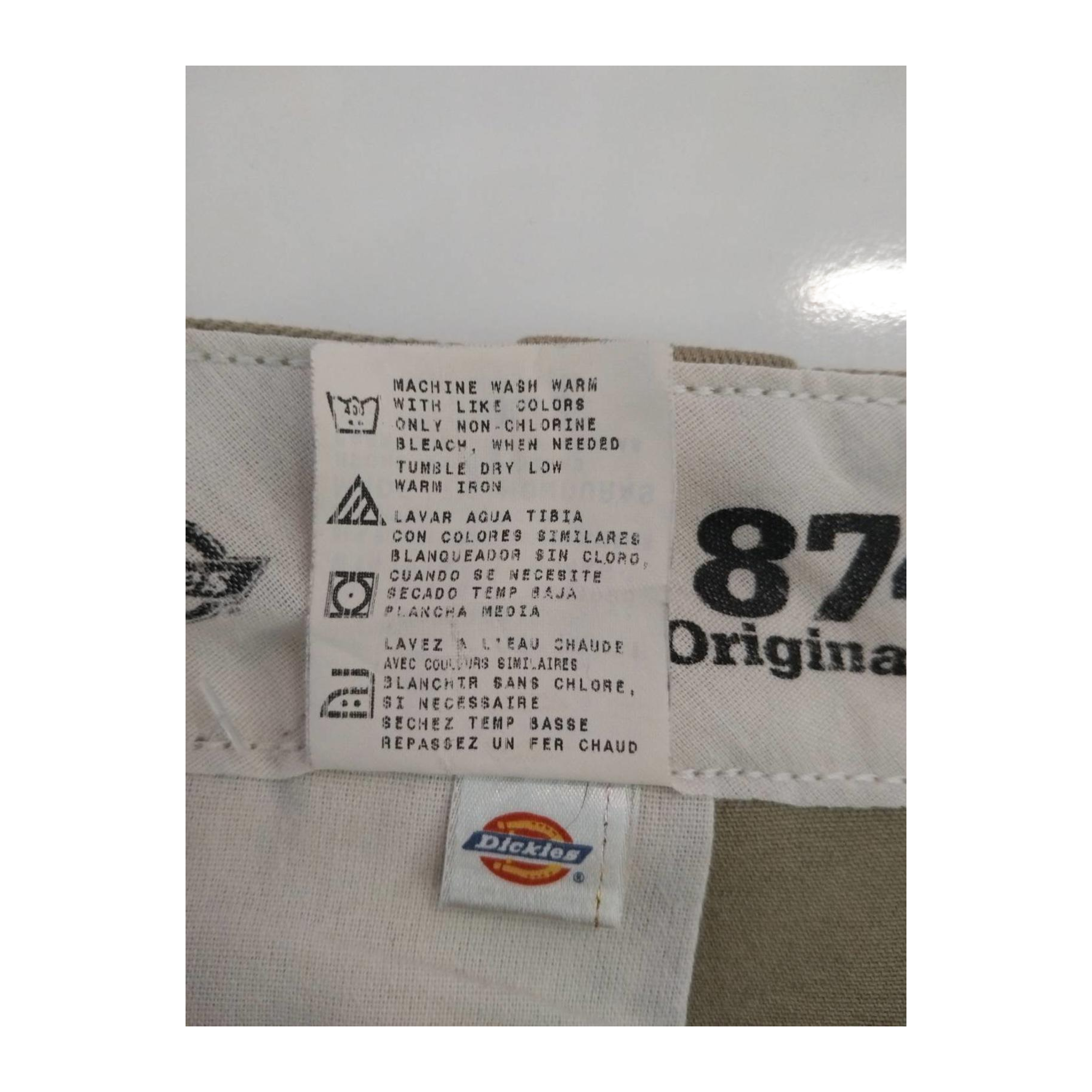1413 Dickies 874 Original Fit Trousers Khaki W38 L32