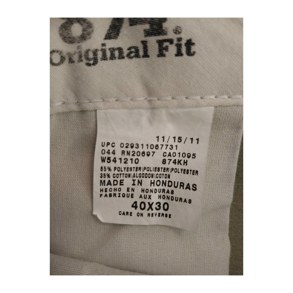 1415 Dickies Casual 874 Original Fit Straight Leg Khaki Beige W40 L29
