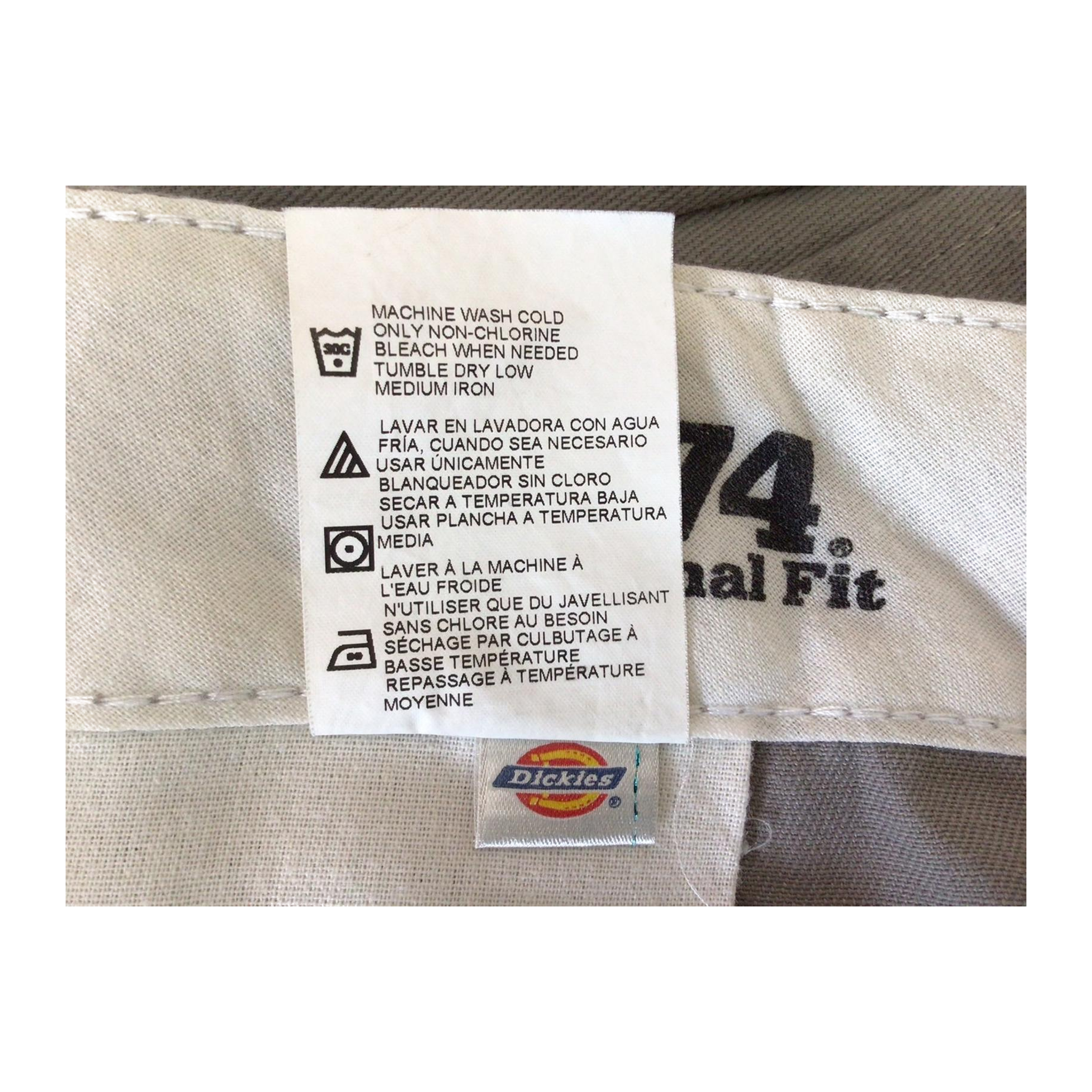 2048 Dickies 874 Original Fit Khaki Chino W36 L32