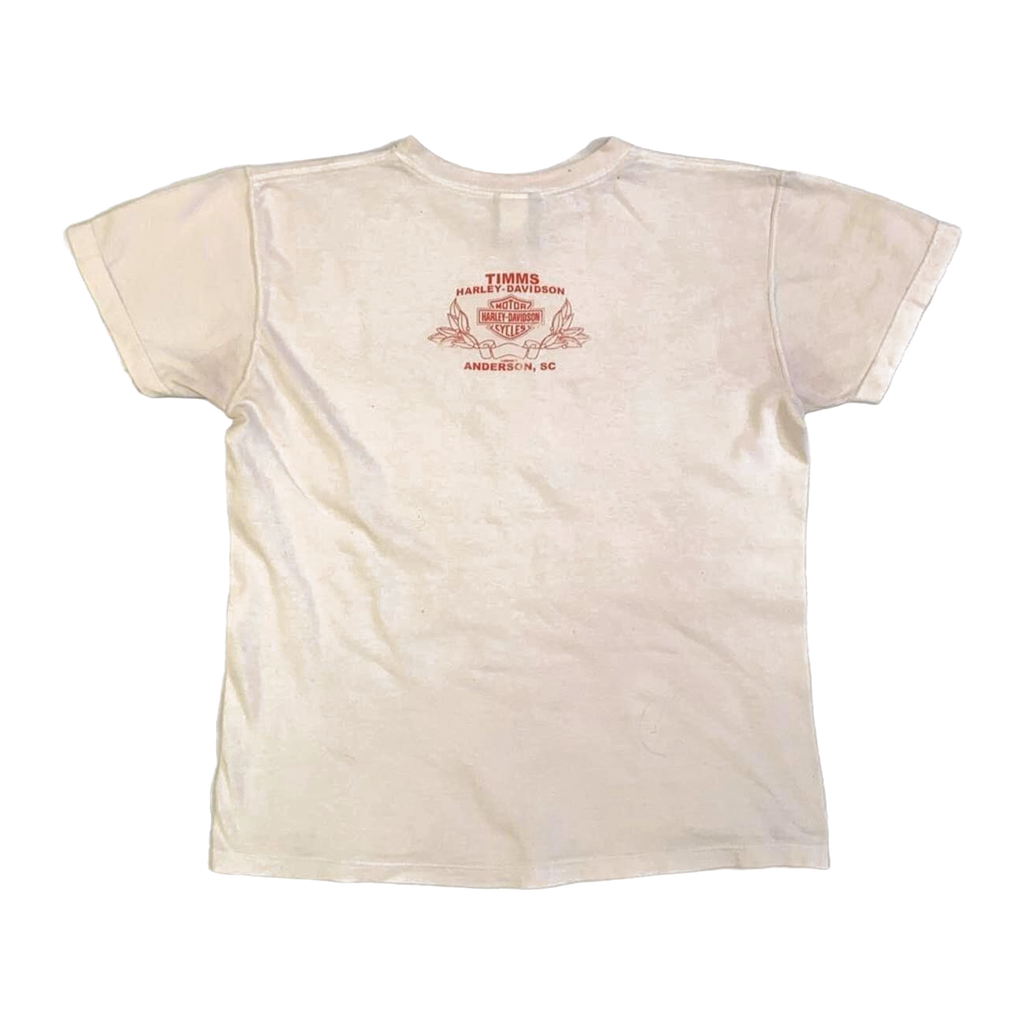 1600 Harley Davidson Women's Short Sleeve T Shirt White M